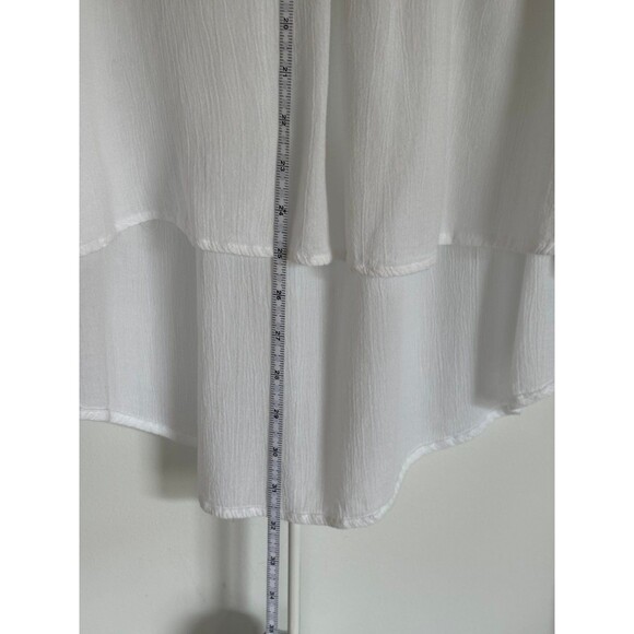 Free People Small white hippie floating tunic fall photos READ - Picture 9 of 9